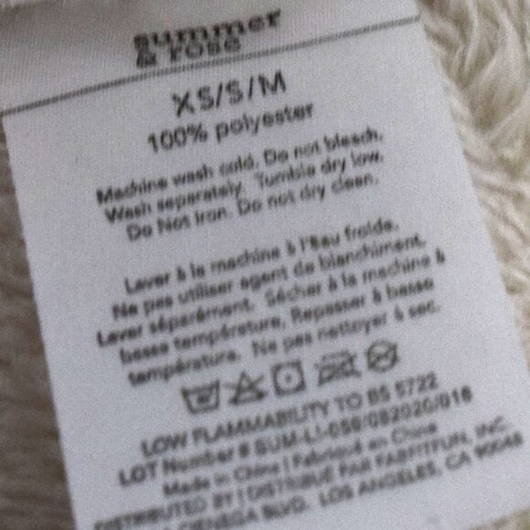 Beige Plush Cozy Robe House Coat - Picture 8 of 8